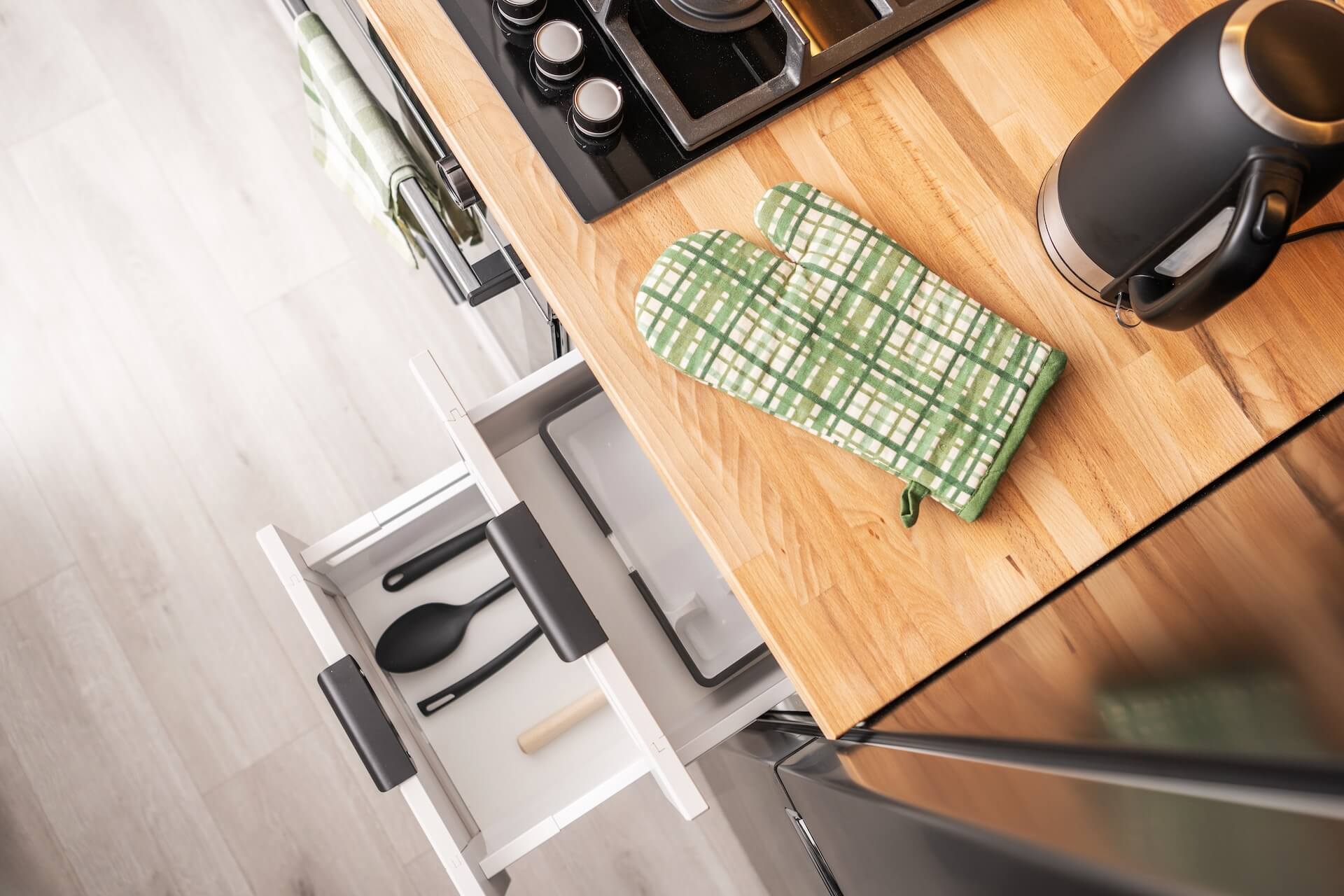 Bjuv köksrenovering visar det färdiga resultatet